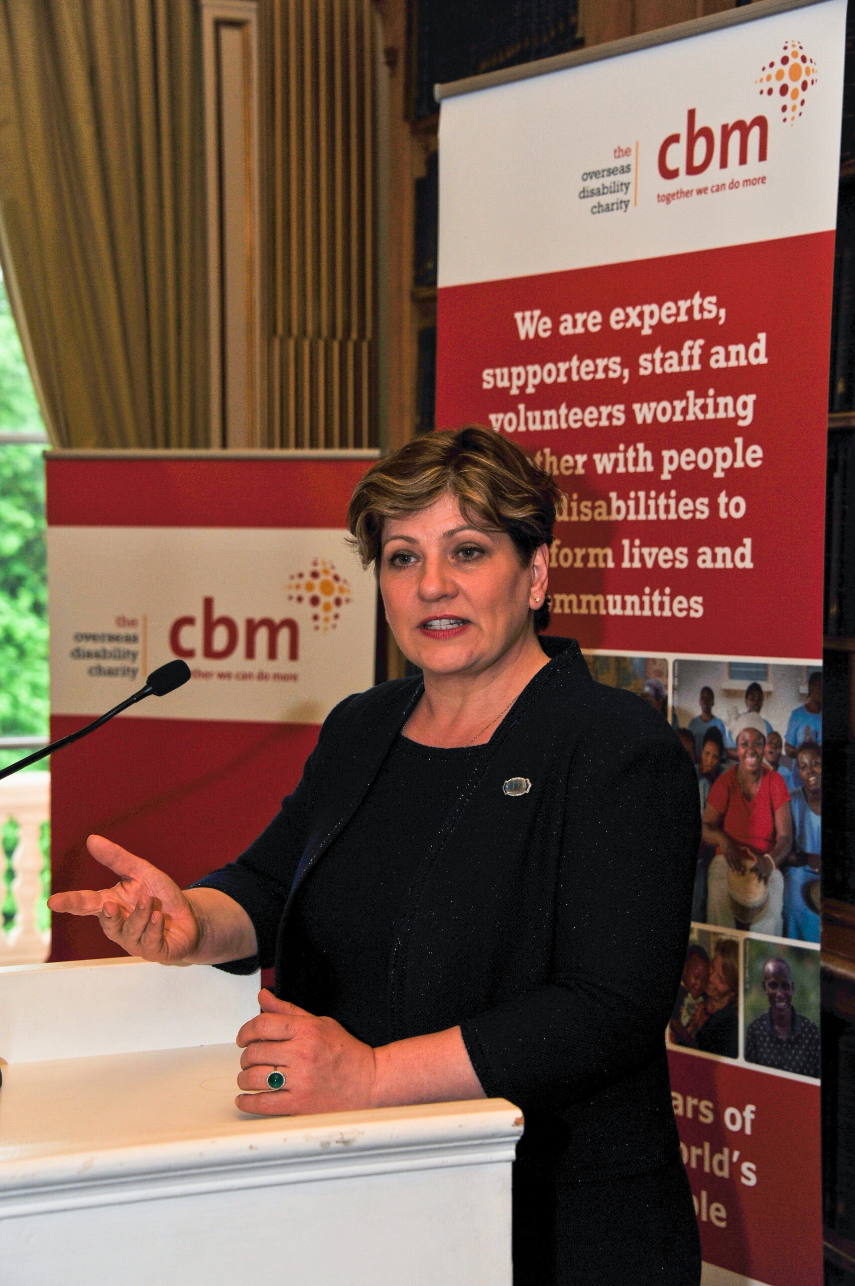 Shadow Foreign Secretary the Rt. Hon. Emily Thornberry MP, speaking at the event