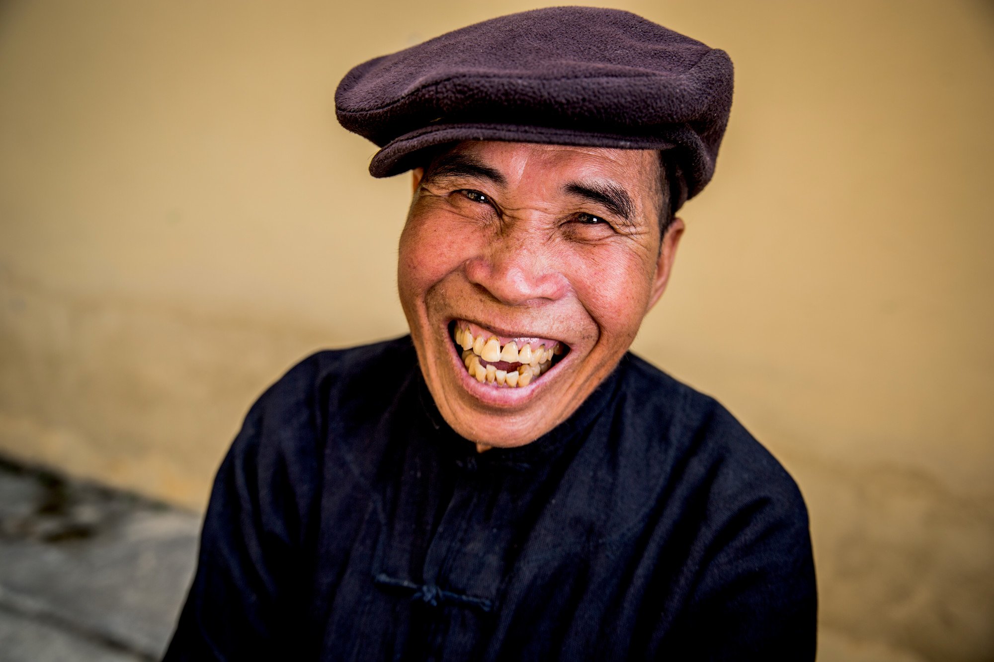 Khut wearing a hat and smiling
