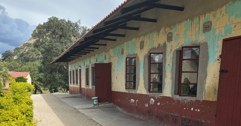 A school building in Zimbabwe
