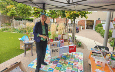 Gill at event with CBM global